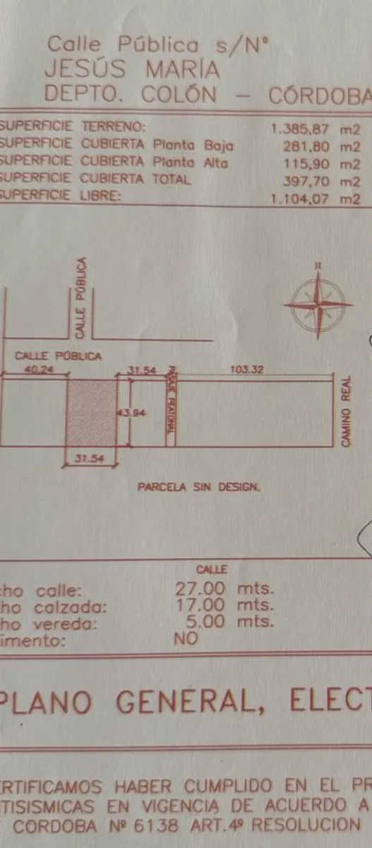 Importante propiedad en Jesús María a metros del Colegio Seminario – 3 dorm, suite y terraza