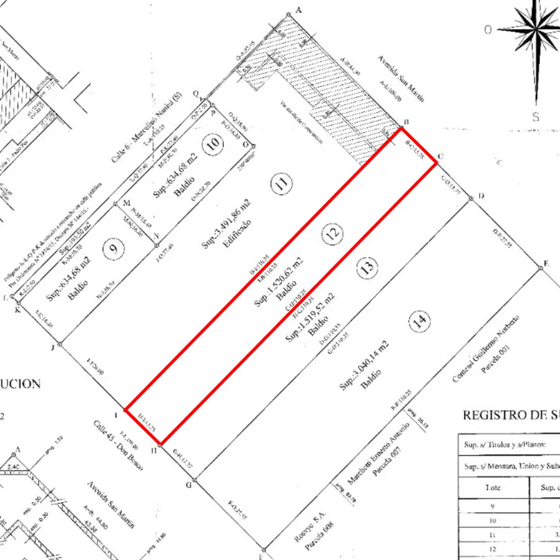 Terreno amplio y con doble acceso en Colonia Caroya